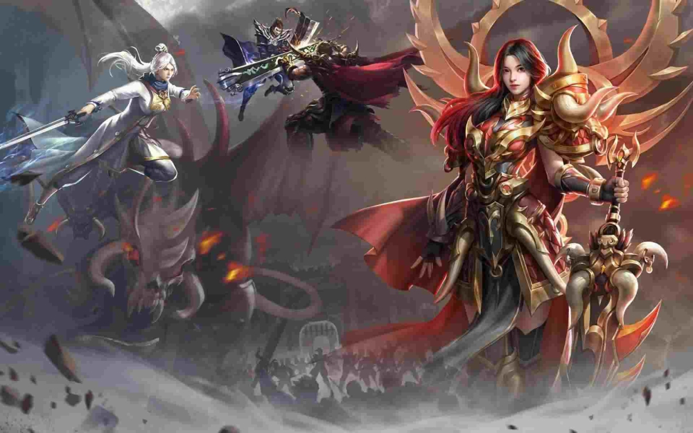 传奇韩版中变杀神恶魔开服之热血传奇怎么打敌人